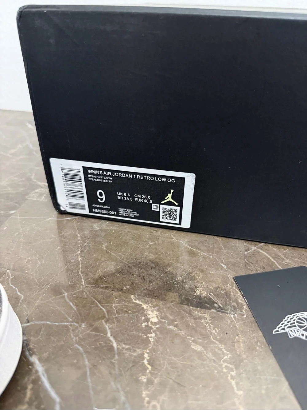New! Women’s Jordan 1 Retro Low OG Swarovski Crystal Sneakers, Size 9 Fits Men’s